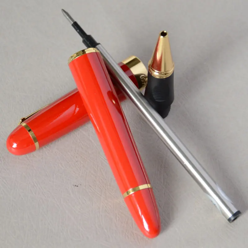 Шариковая ручка JINHAO X450 большая красная и Золотая Роскошная деловая офисная