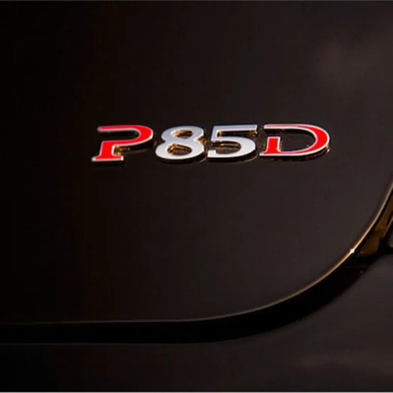 Наклейка Tesla Red Word P и D 1 упаковка значок для Model S P85D P70D 2012 2016|emblem sticker|emblem badgebadge sticker |