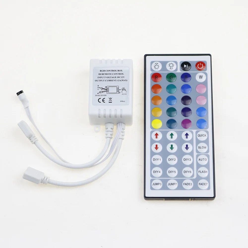 Контроллер для светодиодных лент 24 44 клавиши 12 в пост. Тока|rgb led controller|led controller44 key |