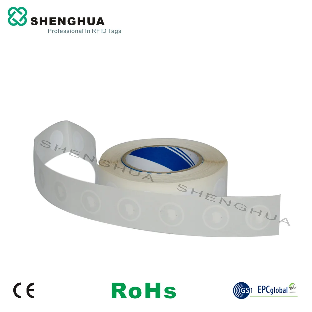 

1000pcs/lot 13.56mhz HF RFID NFC Tags Aluminum Antenna NFC RFID Sticker Label in Rolls for Professional NFC Printer
