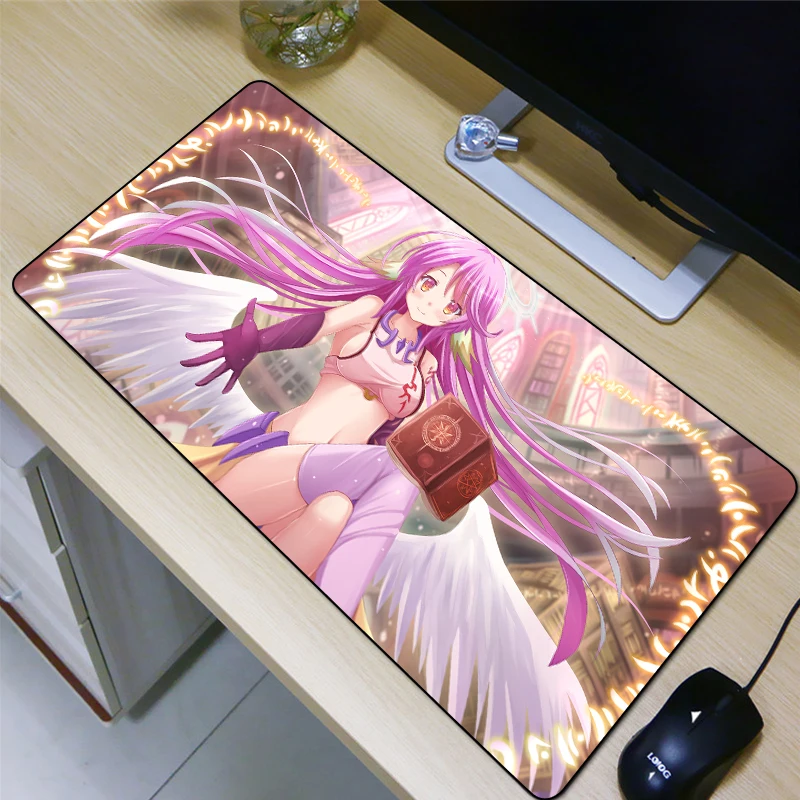 Игровой коврик для мыши QQQRGB девочек 80x40 см симпатичная волшебная девушка рисунок