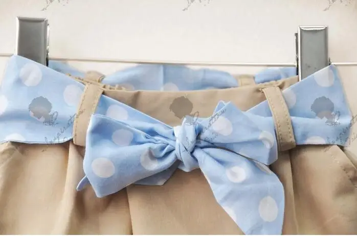 Летние штаны для девочек коллекция 2016 года модные узор в горошек ремень