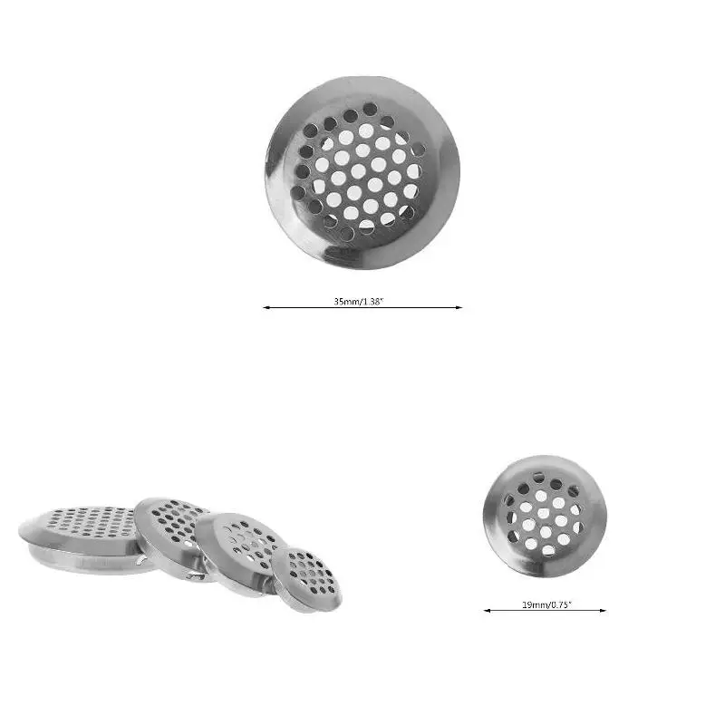 Вентиляционные отверстия круглая вентиляционная сетка из нержавеющей стали для