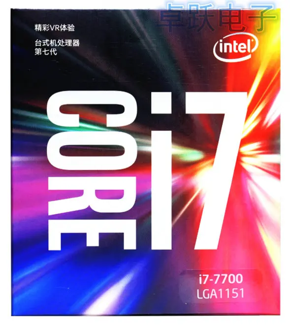 Процессор Intel Core 7 series I7 7700 I7-7700 ЦП в штучной упаковке LGA 1151-land FC-LGA 14 нанометров