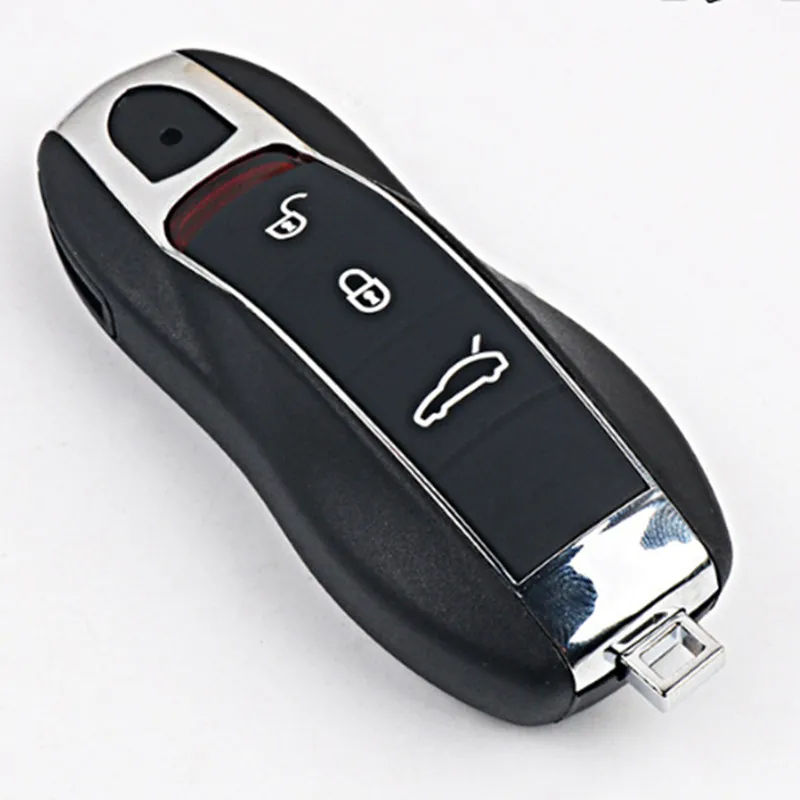 3 Кнопки DAKATU 3/4 кнопочный ключ автомобиля в виде ракушки для Porsche Panamera Macan Cayman 911 718 Smart Remote случае ключ Замена - Количество кнопок: 3 Кнопки