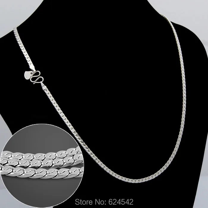 Бесплатная Доставка! Модное ожерелье из стерлингового серебра 925 пробы для