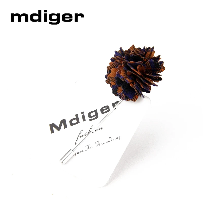 Mdiger брошь отворот булавки цветок плед Элитная Мода изящная бутоньерки