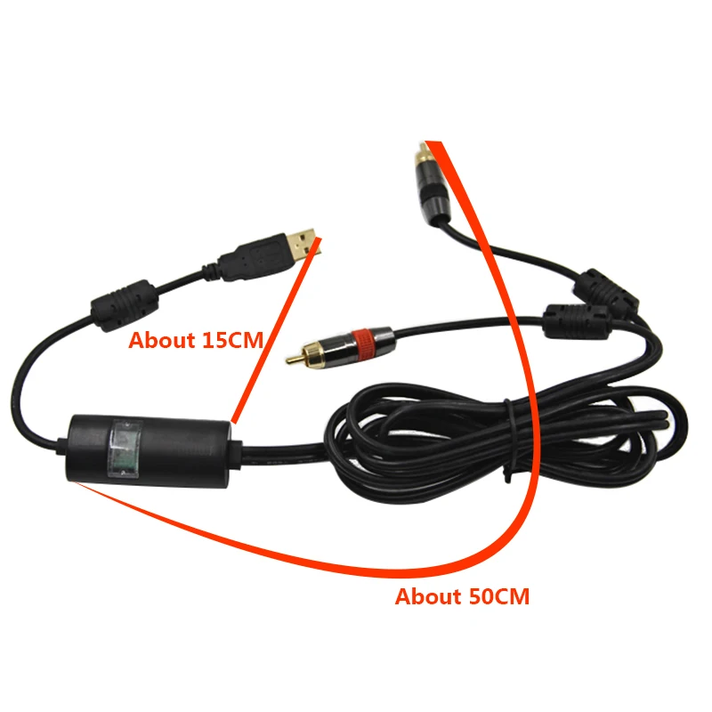 Ygctfnp ЦАП Усилители домашние аудио кабель USB к 2 RCA стерео Sound Connect Высокое качество