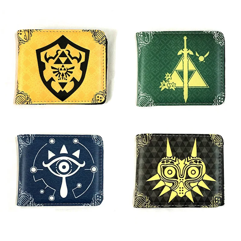Legend of zelda PU кошельки свежий модный дизайнерский кошелек мужской полосатый для