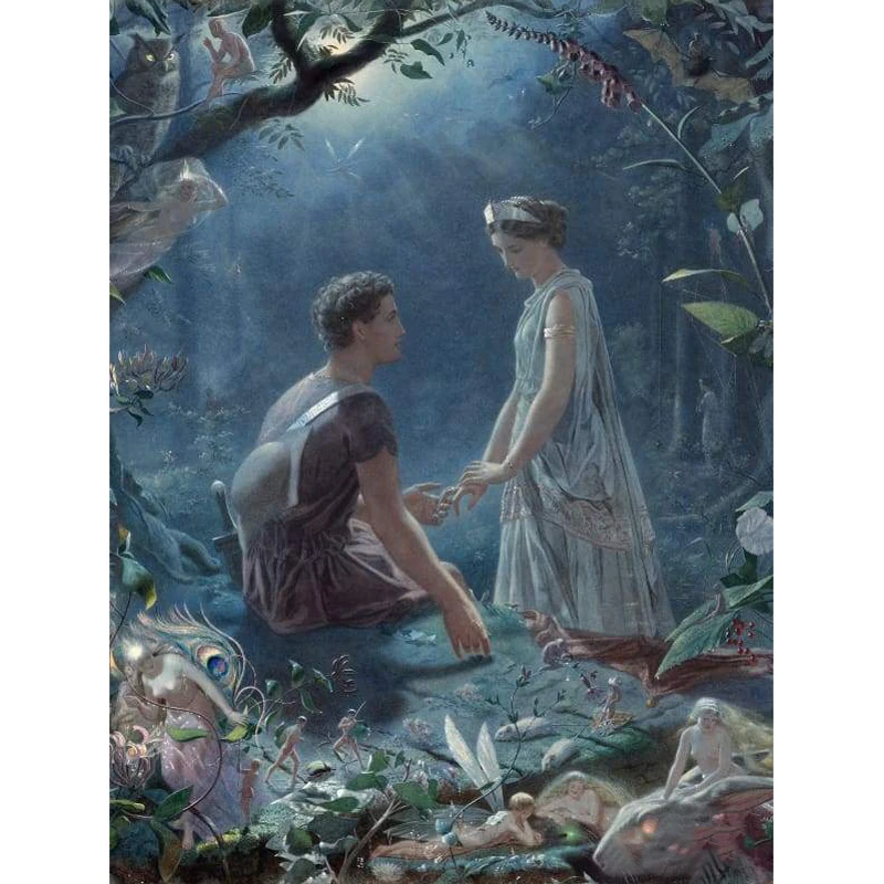 Алмазная вышивка hermia и лизандр пара DIY алмазная живопись драма Стразы квадратных