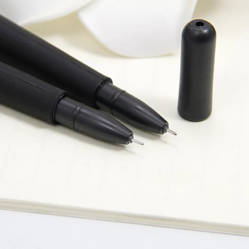 1pc Japan Cute No Face man gel pen Cartoon black 0.5mm gift kawaii stationery Office supplies material school | Канцтовары для