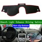 Для JAC J3 Турин 2008 2009 2010 2011 2012 нескользящая Нижняя крышка приборной панели автомобильные наклейки аксессуары для интерьера автомобиля