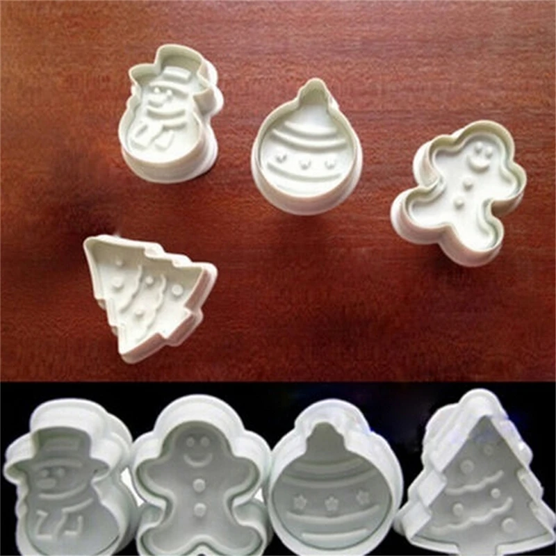 4 шт. Пластилин Playdough инструменты игрушки подарки формы лист пресс форм детская