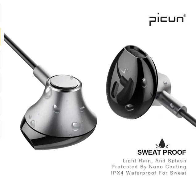 Беспроводные Bluetooth наушники Picun H2 спортивные стерео гарнитура с басами музыка