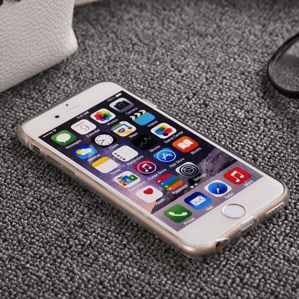 Rubber Glitter TPU + PC Mirror Case For iphone 6 Cover Silicone Soft Apple 4 4S SE 5 5S 6S 7 8 Plus X Phone Cases |