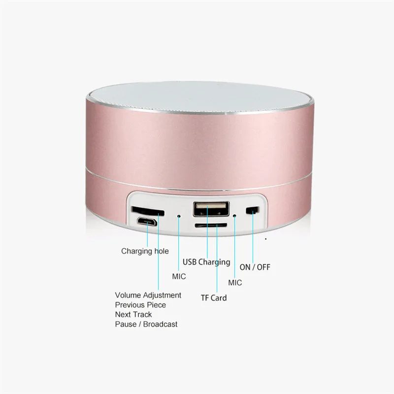 LemonMan A10 Bluetooth портативный беспроводной динамик для телефона ПК Handsfree Вызов CNC TF
