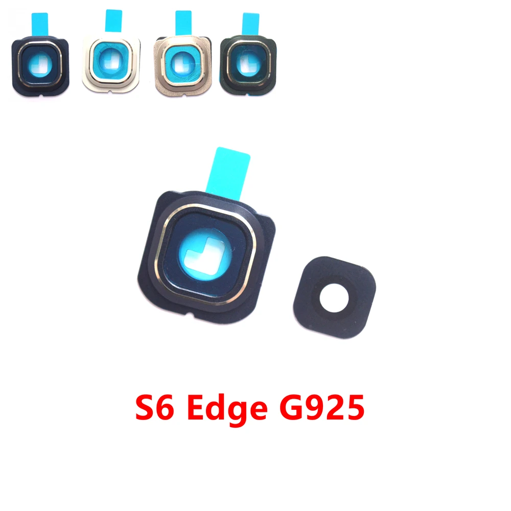 1 шт. для Samsung Galaxy S6 Edge G925 задняя камера стеклянная крышка объектива с кольцом