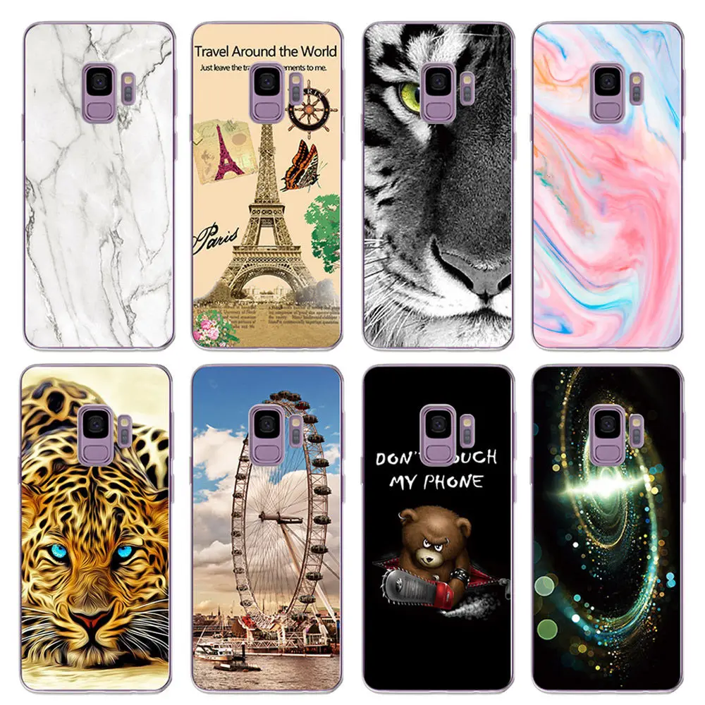 Arvin Fundas FOR Samsung Galax S5 S6 S7 Edge S8 S9 Soft Silicone Phone Cover edge Plus Clear TPU case |