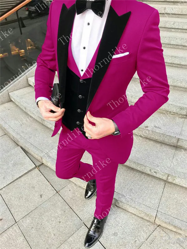 same as picture Новинка года красивый одна кнопка жениха смокинги для женихов Best человек костюм шаль нагрудные дружки для мужчин свадебные костюмы Жених - Цвет: same as picture