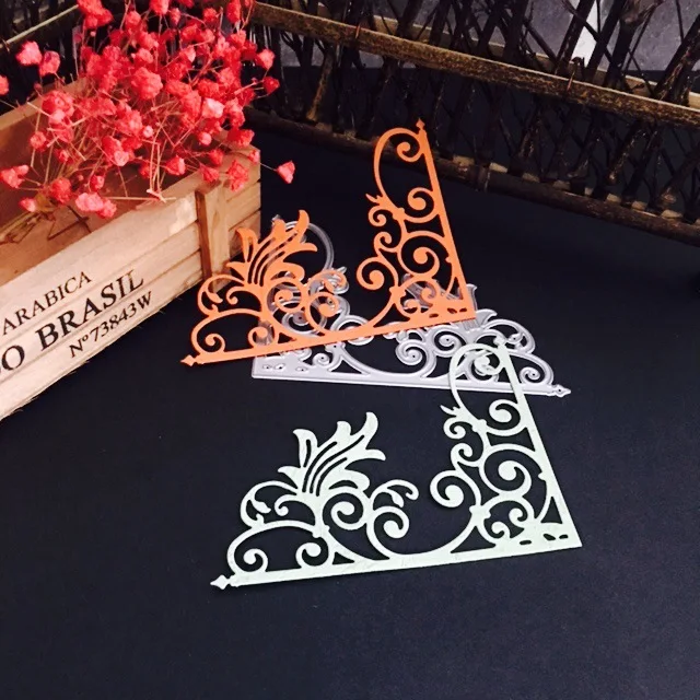 2019 цветок пламя угловой металлический трафареты для пресс-формы DIY Скрапбукинг