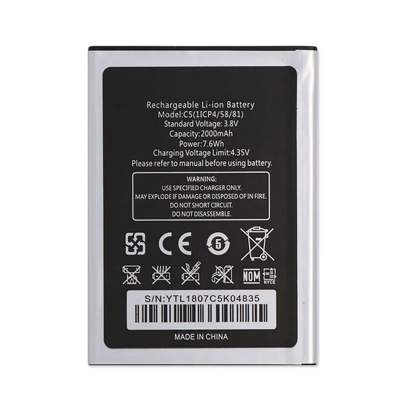 Mcdark лот = 1 шт. 2000 мАч аккумулятор для мобильного телефона Oukitel C5 Аккумулятор AKKU ACCU