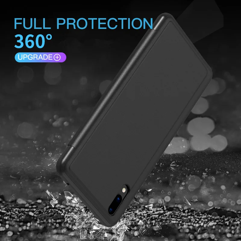 Роскошный зеркальный Прозрачный чехол для Xiaomi Redmi Note 4 4X 5 Plus 6 Pro 7 S2 Y2 6A 5A полностью