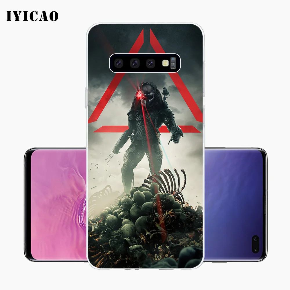IYICAO The Predator movie Мягкий силиконовый чехол для телефона Samsung Galaxy S10e S10 S9 S8 Plus S7 Edge TPU |