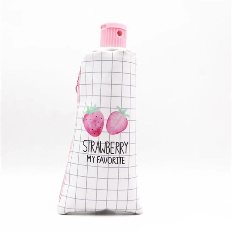 Зубная паста с ароматом клубники из искусственной кожи чехол карандаш точилка