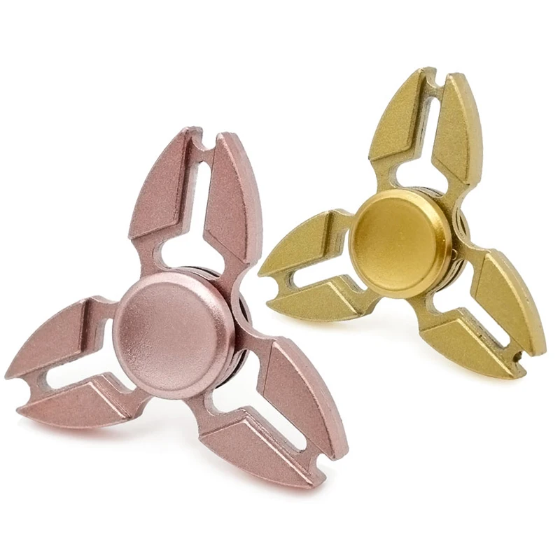 Новый EDC Непоседа Tri Spinner Игрушки узор ручной металл палец блесны и СДВГ взрослых