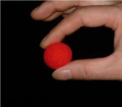 Pelota de esponja s&uacute;per esponjosa (2,5 Cm), 7 colores a elegir, rojo/azul/amarillo, 50 unids/lote, trucos de magia para escenario, c&oacute;mics, accesorios de magia de cerca, Juguetes-1