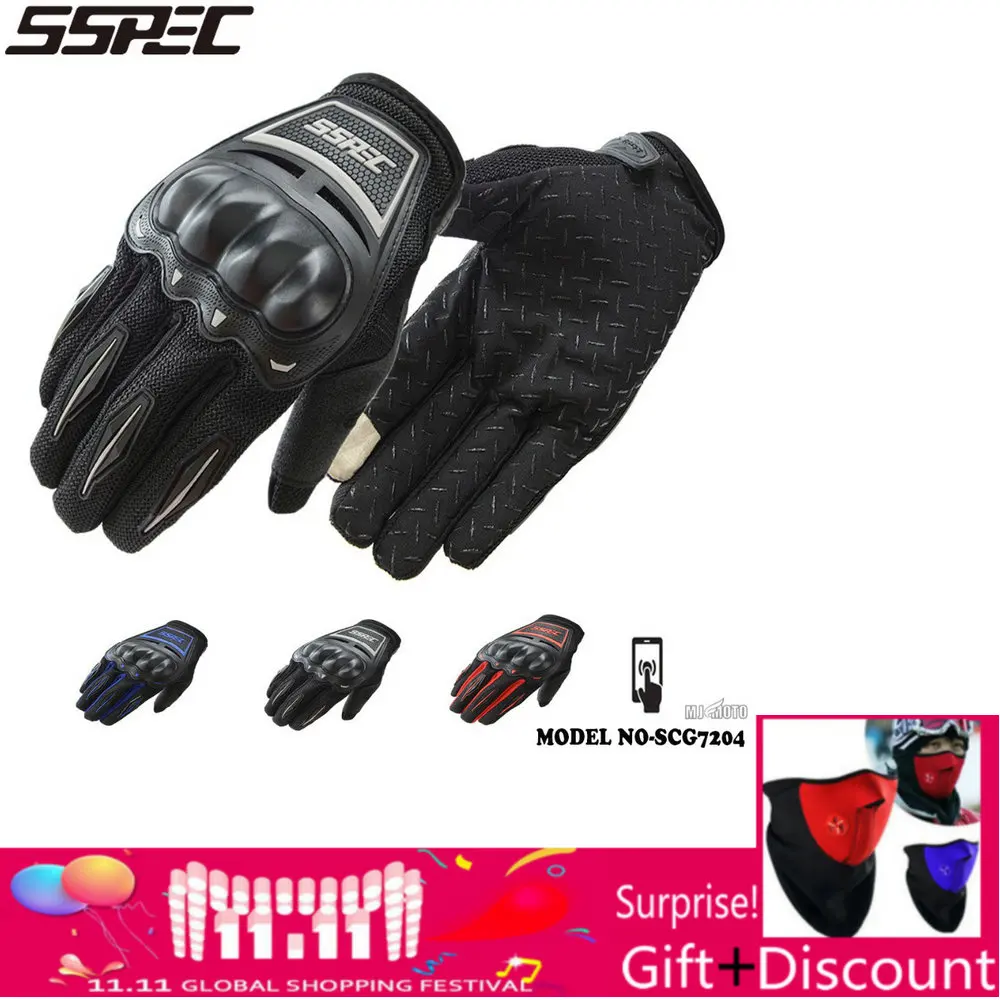 SSPEC мотоциклетные защитные перчатки Экипировка Спорт на открытом воздухе Guantes
