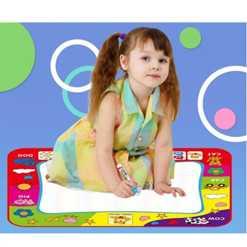 Монтессори игрушки Дети раннего обучения Puzzle картина Вода Рисование играть мат