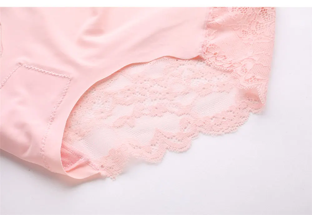 Новые женские шелковые трусики, M-XL, кружевное сексуальное нижнее белье, бесшовное белье, средняя посадка, полые тонкие трусы, удобные трусы из дышащего материала
