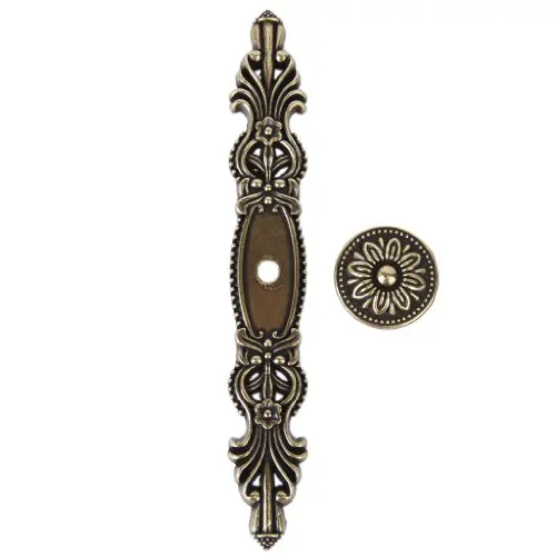Promotion! 2 piezas de 165 mm bronce antiguo gabinete flor manejar manija la puerta del comercio | Обустройство дома