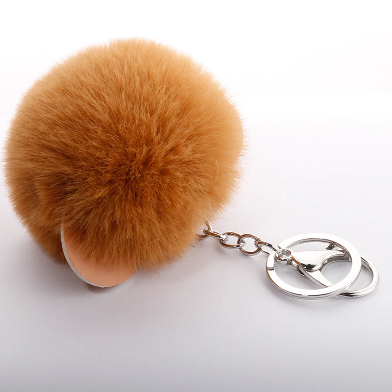 Брелок животное в виде милого медведя брелок из искусственного кроличьего меха