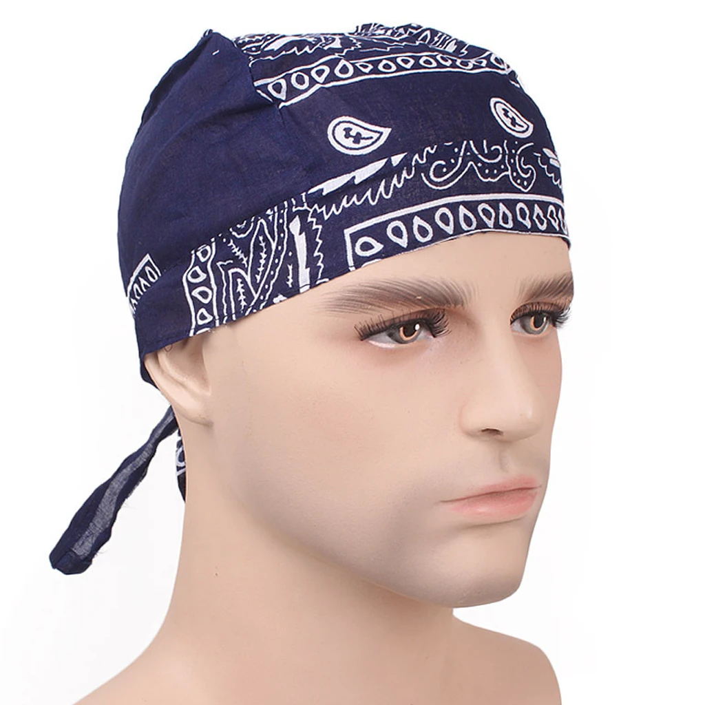 Мужская и женская шапка Durag тюрбан дышащая волнистая мусульманский для спорта на