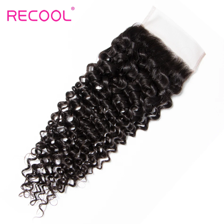 Recool 6x6 бразильские кудрявые кружева на заказ с сеткой детскими волосами