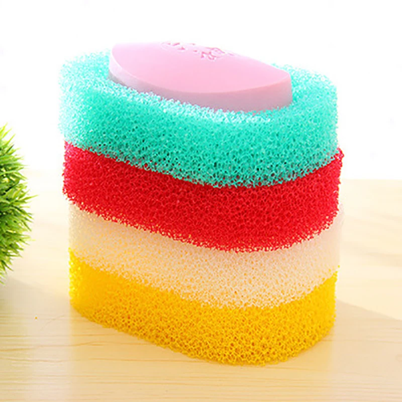 1 шт. губка мыльница тарелка набор для ванной комнаты держатель мыла сливной