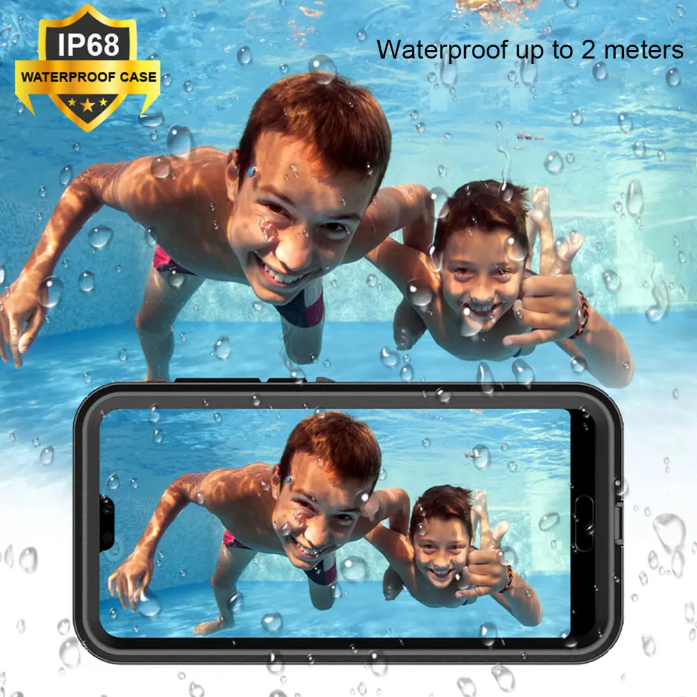 Чехол для телефона HUAWEI Mate 20 Pro герметичный водонепроницаемый чехол с отделением