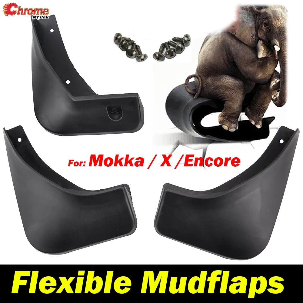 

For Buick Encore Opel Mokka X 2013 - 2016 2017 2018 2019 Front Rear Mud Flap Mudflaps Splash Mudguards Fender Car Accessories