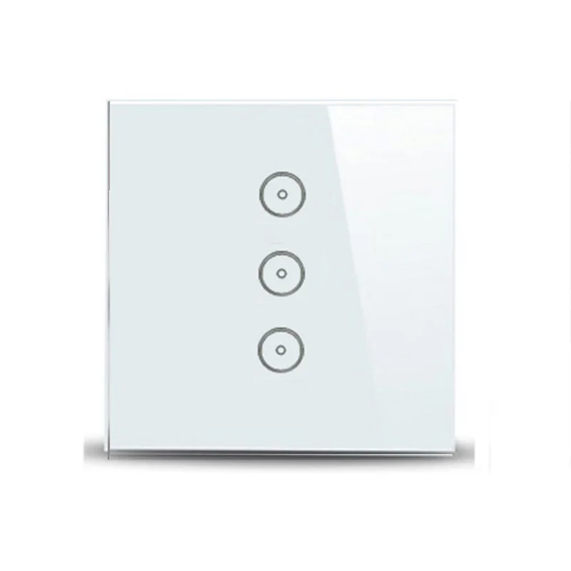 Eruiklink стандарт ЕС сенсорный выключатель 1 банда настенный света экран панель
