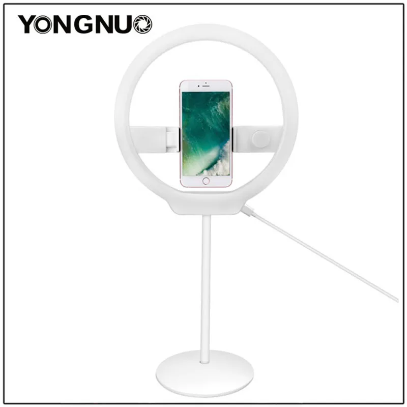 

Кольцо для селфи YONGNUO YN128 YN128II, фотостудия, телефон, 128 светодиодов, 3200-5500K, кольцевая лампа с регулируемой яркостью для фотосъемки