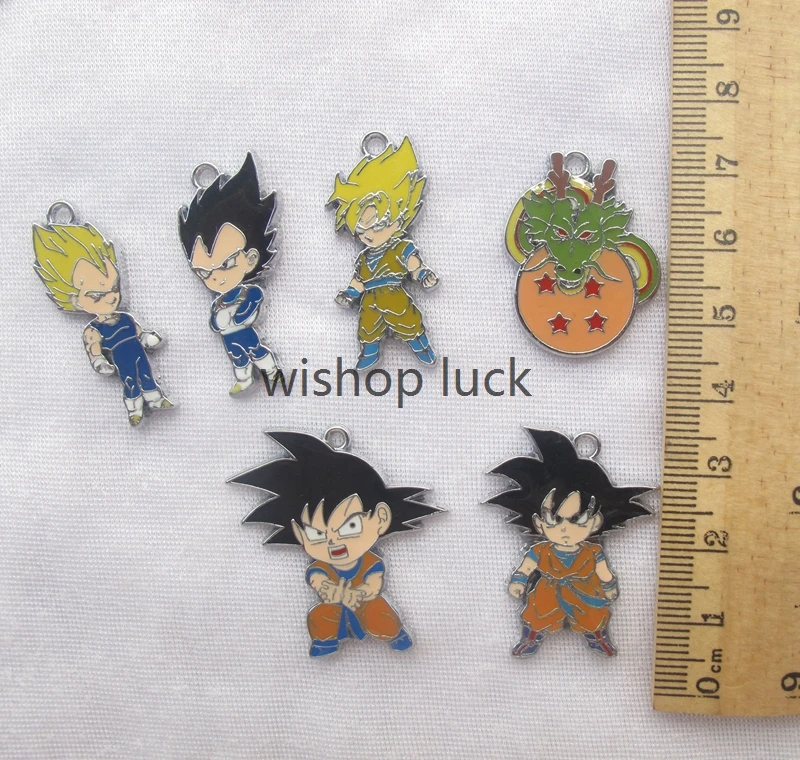 Новинка, 20 штук, прекрасный мультфильм японское аниме dragon ball Z, металлические подвески, подвески, ювелирные изделия, вечерние подарки, YX-105