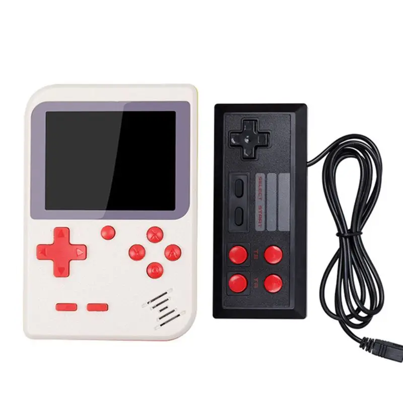 White 2 Ретро портативная мини портативная игровая консоль 8-Bit 2,8 в цвете ЖК-экран Встроенный 400 игр детский видео Ручной игровой плеер - Цвет: White 2