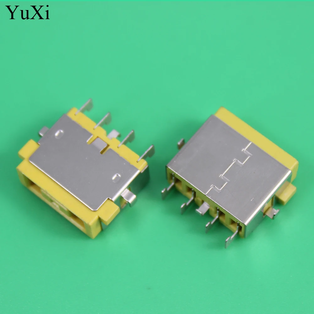 Желтый квадратный разъем постоянного тока YuXi для ноутбука Lenovo