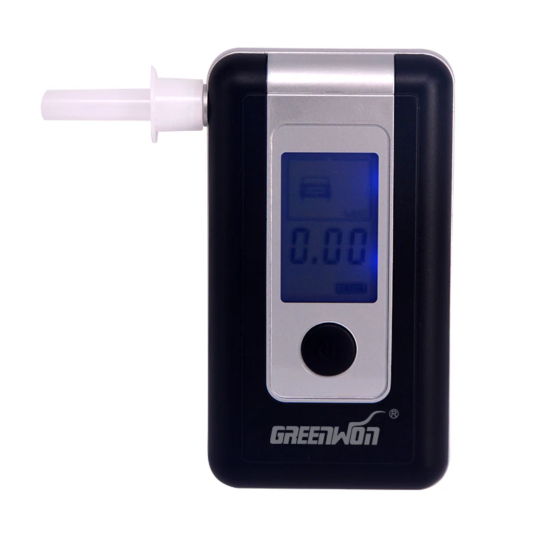 Greenwon Портативный цифровой дисплей полудыхательный спирт тестер|Алкотестер| |