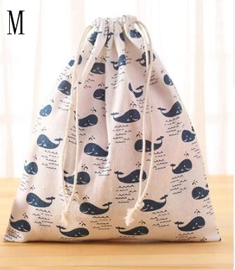 Whale M ETya/Новинка; многофункциональная сумка на шнурке для путешествий; женские косметички; чехол для организации; тканевая сумка для мытья обуви - Цвет: Whale M