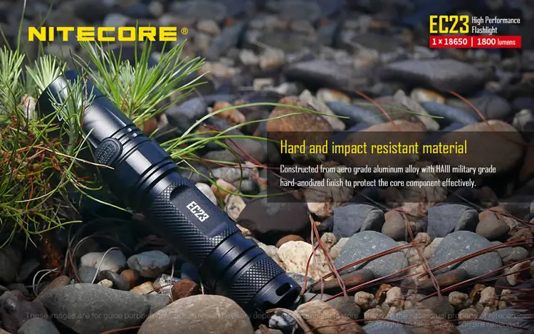 NITECORE 1800 Lms светодиодный фонарик EC23+ перезаряжаемый NL1835HP 3500MAH 8A аккумулятор 18650 водонепроницаемый портативный фонарь для кемпинга
