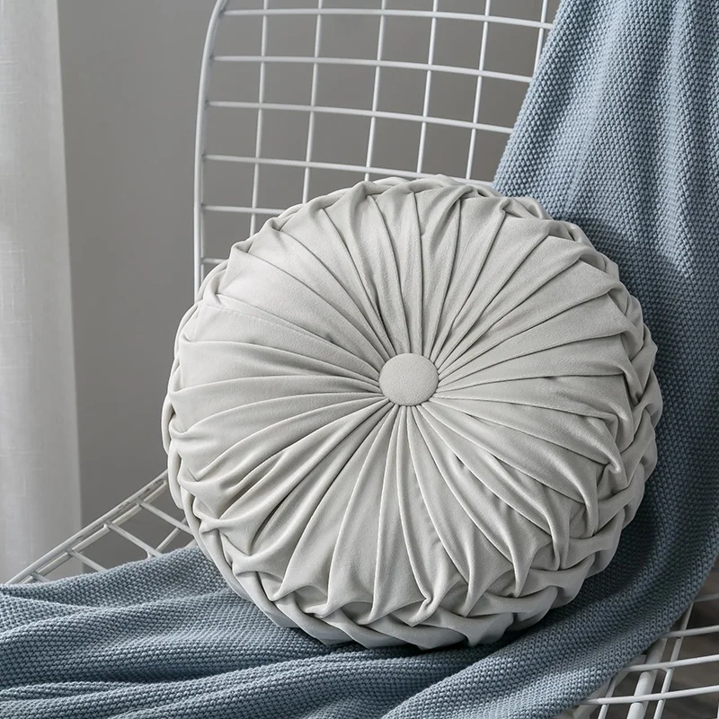 Fashion Solid Thick Corduroy Soft Sofa Cushion Pad Seat Chair Round Home Pillow Patio Car Office | Дом и сад