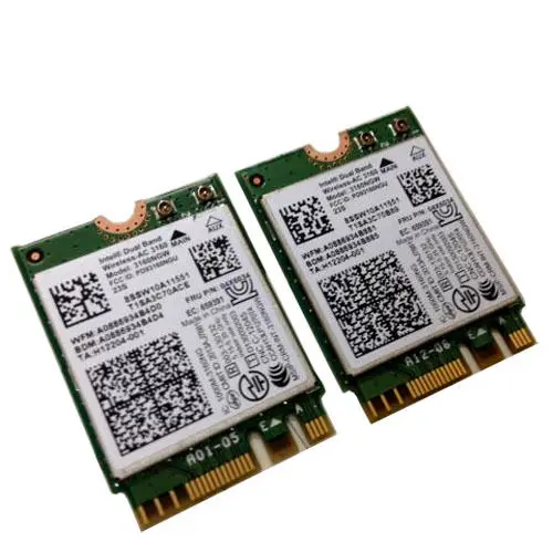 Двухдиапазонная Беспроводная-AC 3160 3160NGW 433M WIFI WLAN карта + Bluetooth 4 0 для IBM/ Lenovo Intel 3160AC Y40